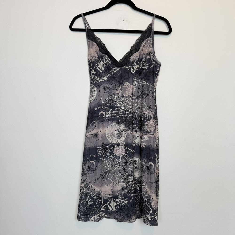 Wallflower y2k celestial mesh mini dress SM festival boho zodiac summer witchy